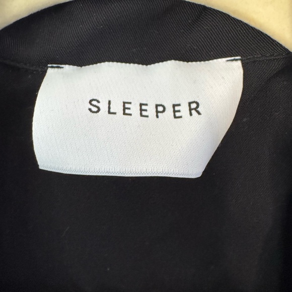 Sleeper - Midnight Black Pajama Set with Feather Accents - Picture 2 of 2